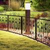 Giantex Decorative Garden Fence 8 Pack, 23.5”(H) x 15.3ft (L) Rustproof Metal Fencing Animal Barrier for Small Dogs Rabbits, Flower Bed Edging Fence Border for Outdoor Yard Patio Landscape Decor