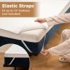 Giantex Electric Heated Mattress Pad, King Size Electric Mattress Pads Bed Warmer with Dual Controller, Heating Pads w/ 9 Heating & 9-Hour Time Settings (King)(King)
