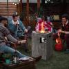 Giantex Fire Pit for Outside 16’’Gas Fireplaces, 30,000 BTU Electronic Ignition Square with Lava Rocks, Instant Touch-up Pen, Waterproof Cover, for Patio,Outdoor, CSA Certified Outdoor Firepits (Gray)(Gray)