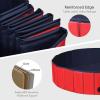 Giantex Foldable Pet Swimming Pool Dog Bath Pool with Anti-Slip Bottom, Portable PVC Pets Bathing Tub Kiddie Pools for Dogs Cats Kids, Easy to Drain, Collapsible Dog Pet Pool (XXL-63inch, Red)