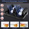 Giantex Foot Massager with Heat and Remote Control, Calf Massager with 3 Massage Settings, Timer, Washable Cover, Adjustable Stand, Foot Massage Machine for Calf Arms Relax, Gift for Women Men(Grey)(Black)