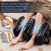 Giantex Foot Massager with Heat and Remote Control, Calf Massager with 3 Massage Settings, Timer, Washable Cover, Adjustable Stand, Foot Massage Machine for Calf Arms Relax, Gift for Women Men(Grey)(Black)