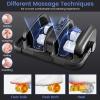 Giantex Foot Massager with Heat and Remote Control, Calf Massager with 3 Massage Settings, Timer, Washable Cover, Adjustable Stand, Foot Massage Machine for Calf Arms Relax, Gift for Women Men(Grey)(Grey)