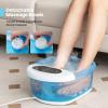 Giantex Foot Spa with Heat and Massage – Feet Bath Soak Tub w/Bubble, Vibration, Removable Pedicure Stone, Massage Beads, Auto Shut-Off, Relieve Feet Stress, Pedicure Foot Soaker Tub (Blue)(Blue)