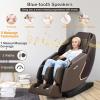 Giantex Full Body Massage Chair, Electric Recliner Chair with SL Track, Air Bag, Zero-Gravity, Back Heater, Foot Roller, Bluetooth, Shoulder Detector, 8 Auto Modes, Free Indoor Delivery