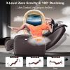 Giantex Full Body Massage Chair, Zero Gravity SL Track Electric Recliner with Reversible Footrest, Back Heater, Wheels & Pillow, Shoulder Detection, Calf Airbag, No Installation, Free Indoor Delivery(Coffee)