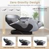 Giantex Full Body Massage Chair, Zero Gravity Shiatsu Massage Recliner with SL Track, Voice Control, Heat, Foot Roller, Thai Yoga Stretch, Airbags, 12 Auto Modes, 5 Manual Modes, Free Indoor Delivery(Black)