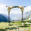 Giantex Garden Arbor Wedding Arch for Ceremony Party, Metal Trellis Archway for Climbing Plants Rose Grape Vines, Steel Frame Pergola Decoration for Backyard Patio Lawn Pathway, Easy to Assemble