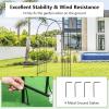 Giantex Garden Arbors Trellises, 7.2FT Metal Garden Arch for Climbing Plants Roses, Wedding Archway with Stakes, Patio Trellis Pergola for Lawn Bridal Party Ceremony Decoration