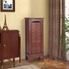 Giantex Jewelry Cabinet Armoire with 9 Drawers, 2 Side Doors, 8 Necklace Hooks, Top Divided Storage Compartments, Makeup Mirror, Large Standing Jewelry Chest Organizer Box