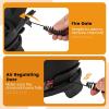 Giantex Portable Hibachi Grill, Double-sided Cast Iron Grill with Air Regulating Door & Fire Gate, Grate Lifter, Ideal for Outdoor Picnic, Camping & Backyard Barbecue Cooking(Round Grill)