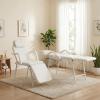 Giantex Portable Massage Bed Tattoo Chair, 73 Inch Adjustable Facial Table for Salon Beauty Spa w/Carrying Bag, Folding Spa Chair Esthetician & Lash Bed, White
