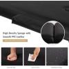 Giantex Portable Massage Table 84inch, Folding Lash Bed Aluminium Frame, Height Adjustable, 2 Fold Professional Facial Salon Tattoo Massage Bed Face Cradle Armrests Headrest Carrying Bag (Black)