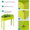 Giantex Raised Garden Bed, Elevated Planter, Metal Plant Box with Legs, Standing Garden Stand, Indoor and Outdoor Grow Container for Vegetables and Flowers (25″ L x13W x18 H)(40″L x11″Wx31.5″H)