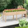 Giantex Raised Garden Bed, Elevated Wood Planter Stand, Garden Grow Box Kit W/Legs for Vegetable, Flower, Herb – Outdoor Planter W/Shelf for Garden, Patio, Backyard – Natural(Natural)