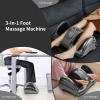 Giantex Shiatsu Foot Massager Machine for Feet, Nerve Pain Therapy Spa Gift Deep Kneading Rolling Massage for Leg Calf Ankle, Electric Shiatsu Foot Massager w/Remote, 4 Modes, Gray(Grey)