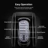 Giantex Shiatsu Foot Massager Machine for Feet, Nerve Pain Therapy Spa Gift Deep Kneading Rolling Massage for Leg Calf Ankle, Electric Shiatsu Foot Massager w/Remote, 4 Modes, Gray(Black)