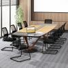 Giantex Waiting Room Chair Set of 2, Office Guest Chairs w/Ergonomic Mesh Backrest, Lumbar Support & Armrests, Mesh Chairs w/Metal Sled Base for Office, Conference Room, Reception, Black(10)