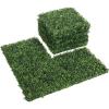 Giantex 12PCS 20x20inch Artificial Boxwood Panels, 33.3 Square Feet Faux Greenery Wall Privacy Hedge Screen for Wedding Decorations Fence Backdrop, Outdoor Patio Garden Topiary Hedge Protective Screen(Green Boxwood)