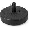 Giantex 75lbs Fillable Umbrella Base, 20 inch Water and Sand Filled Umbrella Stand, Fit 1.5″-1.9″ Umbrella Pole, HDPE Weighted Market Table Umbrella Holder for Outdoor Deck Garden Poolside(75.0 Pounds)