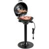 Giantex Electric BBQ Grill 1600W, Removable Non-Stick Grill Rack, Warming Rack, Oil Drip Tray, Adjustable Temperature, Portable Outdoor Electric Grill for Camping Picnic Tailgating, Black