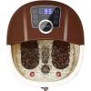 Giantex Foot Spa, Foot Bath Massager with Heat, Bubbles, 16 Pedicure Shiatsu Roller Massage Points, Adjustable Time & Temperature, Led Display, Drainage Pipe, Foot Soak Tub, Pedicure Foot Spa, Brown