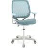 Giantex Kids Desk Chair, Children Armrest Computer Chair with Sit-Lock Wheels, Ergonomic Kids Office Chair with Waterfall Seat, Rolling Swivel Mesh Study Desk Chair for Girls Boys (Purple)(Blue)