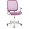 Giantex Kids Desk Chair, Children Armrest Computer Chair with Sit-Lock Wheels, Ergonomic Kids Office Chair with Waterfall Seat, Rolling Swivel Mesh Study Desk Chair for Girls Boys (Purple)(Purple)