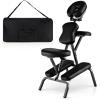 Giantex Portable Light Weight Massage Chair Travel Massage Tattoo Spa Chair w/Carrying Bag(Black)