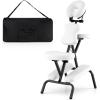 Giantex Portable Light Weight Massage Chair Travel Massage Tattoo Spa Chair w/Carrying Bag(White)