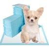 Giantex Puppy Pee Pads 200 Count, 24”x24” Dog Potty Pads, Powerful Absorbency, 5-Layer Design, Leak-Proof Disposable Pet Piddle Training Pad for Dogs Doggie Cats Rabbits(18”x13”)