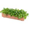 Giantex Raised Garden Bed Flower or Vegetable Planter Window Mounted Plant Box for Garden, Yard Wood Box for Planting (36″ LX7 WX6 H)