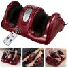 Giantex Shiatsu Foot Massager Machine for Feet, Nerve Pain Therapy Spa Gift Deep Kneading Rolling Massage for Leg Calf Ankle, Electric Shiatsu Foot Massager w/Remote, 4 Modes, Gray(Burgundy)