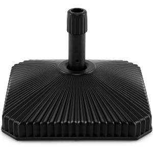Giantex 75lbs Fillable Umbrella Base, 20 inch Water and Sand Filled Umbrella Stand, Fit 1.5″-1.9″ Umbrella Pole, HDPE Weighted Market Table Umbrella Holder for Outdoor Deck Garden Poolside(44.0 Pounds)