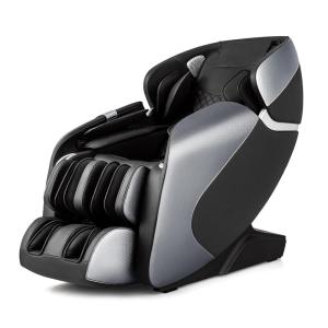 Giantex Full Body Massage Chair, Zero Gravity Shiatsu Massage Recliner with SL Track, Voice Control, Heat, Foot Roller, Thai Yoga Stretch, Airbags, 12 Auto Modes, 5 Manual Modes, Free Indoor Delivery(Black)