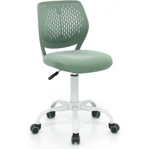 Giantex Kids Desk Chair, Adjustable Children Study Chair, Swivel Armless Mesh Task Student Chair, Child Desk Chair with Adjustable Height & Lumbar Support Computer Chair (Blue)(Sage)