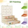 Giantex Raised Garden Bed with Trellis, 93″ L x 25″ W x 40″ H, Wood Planter Box for Vegetables Flowers Herbs Fruits Climbing Plants Cucumber, Easy Assembly, Outdoor Rectangular Floor Gardening Beds(44″x45″x56″)