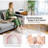 Giantex Foot Spa Bath W/Smooth Bubble Massage, Massage Nodes & Arch, Splash Guard, Toe-Touch Control, Heat Maintenance, Portable Home Spa, Tired Relieve, Promote Blood Circulation Feet Soaker (Pink)