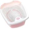 Giantex Foot Spa Bath W/Smooth Bubble Massage, Massage Nodes & Arch, Splash Guard, Toe-Touch Control, Heat Maintenance, Portable Home Spa, Tired Relieve, Promote Blood Circulation Feet Soaker (Pink)