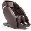 Giantex Full Body Massage Chair, Zero Gravity SL Track Massage Recliner with Negative Ion Generator, Auto Shoulder Detector, USB Chargeing, Airbags, Bluetooth Music Player, Back Heater (Brown)(Brown)