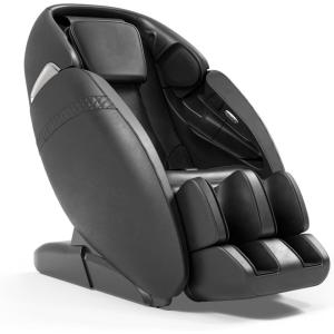 Giantex Full Body Massage Chair, Zero Gravity SL Track Massage Recliner with Negative Ion Generator, Auto Shoulder Detector, USB Chargeing, Airbags, Bluetooth Music Player, Back Heater (Brown)(Black)