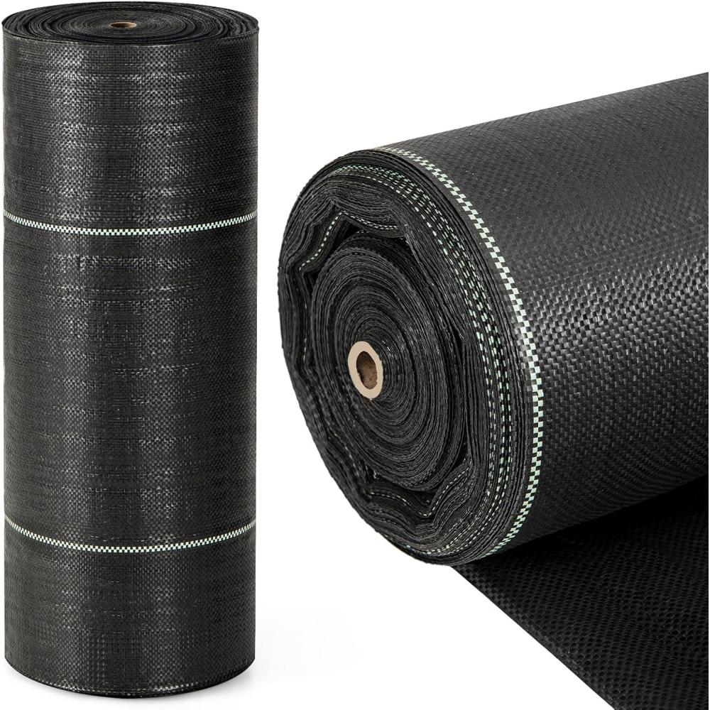 image:imageGiantex 6x330 FT Weed Barrier Landscape Fabric 46OZSq Yd HeavyDuty Permeable Woven PP Ground Cover Weed Blocker Gardening Mat Garden Weed Control Fabric for Yard Flower Bed Farm4FTx250FT46OZSq Yd
