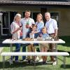 Giantex 6 FT Plastic Folding Bench, HDPE Portable Seat w/Metal Legs, Fold-in-Half Outdoor Bench for Picnic, Garden, Camping, Party Sport Events, 1320 lbs Capacity, No Assembly (1, White)(White)