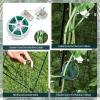 Giantex 8 Panels Cucumber Trellis, A-Frame Garden Trellis for Plant Climbing, Greenhouse Vegetable Fruit Grow Support with 18 Clips, 16 Ground Stakes, 8 Spiral Connectors, 12 Cable Tie, Twist Tie(8 Panels-47″x68″)
