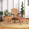 Giantex Hardwood Outdoor Side Table – All-Weather Patio Square End Table with Slatted Tabletop, Small Coffee Bistro Table for Outdoor, Indoor, Garden, Poolside and Balcony, Natural (1)(2)