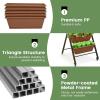Giantex Vertical Raised Garden Bed on Wheels, 5-Tier Elevated Planter Boxes, Garden Beds with Drain Hole, Freestanding 5 Containers for Herb Vegetables Flowers Growing, Indoor Outdoor Patio Balcony(1)