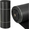 Giantex 6×330 FT Weed Barrier Landscape Fabric, 4.6OZ/Sq. Yd Heavy-Duty Permeable Woven PP Ground Cover, Weed Blocker Gardening Mat, Garden Weed Control Fabric for Yard Flower Bed Farm(4FTx250FT-4.6OZ/Sq. Yd)
