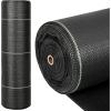 Giantex 6×330 FT Weed Barrier Landscape Fabric, 4.6OZ/Sq. Yd Heavy-Duty Permeable Woven PP Ground Cover, Weed Blocker Gardening Mat, Garden Weed Control Fabric for Yard Flower Bed Farm(6FTx 300FT-4.6OZ/Sq. Yd)
