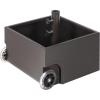 Giantex 170lbs Filled Umbrella Base with Wheels, Heavy Duty Umbrella Stand with Fillable Planter, Drainage Holes, Outdoor Market Umbrella Holder for Patio Garden Deck Pool (Brown)(Dark Brown)