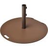 Giantex Patio Umbrella Base, 50 LBS Rolling Heavy-Duty Round Umbrella Stand, 27.5 Inch Outdoor Steel Umbrella Holder with 2 Tightening Knobs, Suitable for Poolside, Backyard, Lawn, Garden